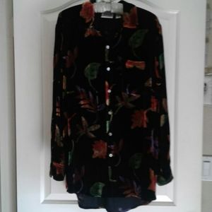 Chico's oversized button up shirt